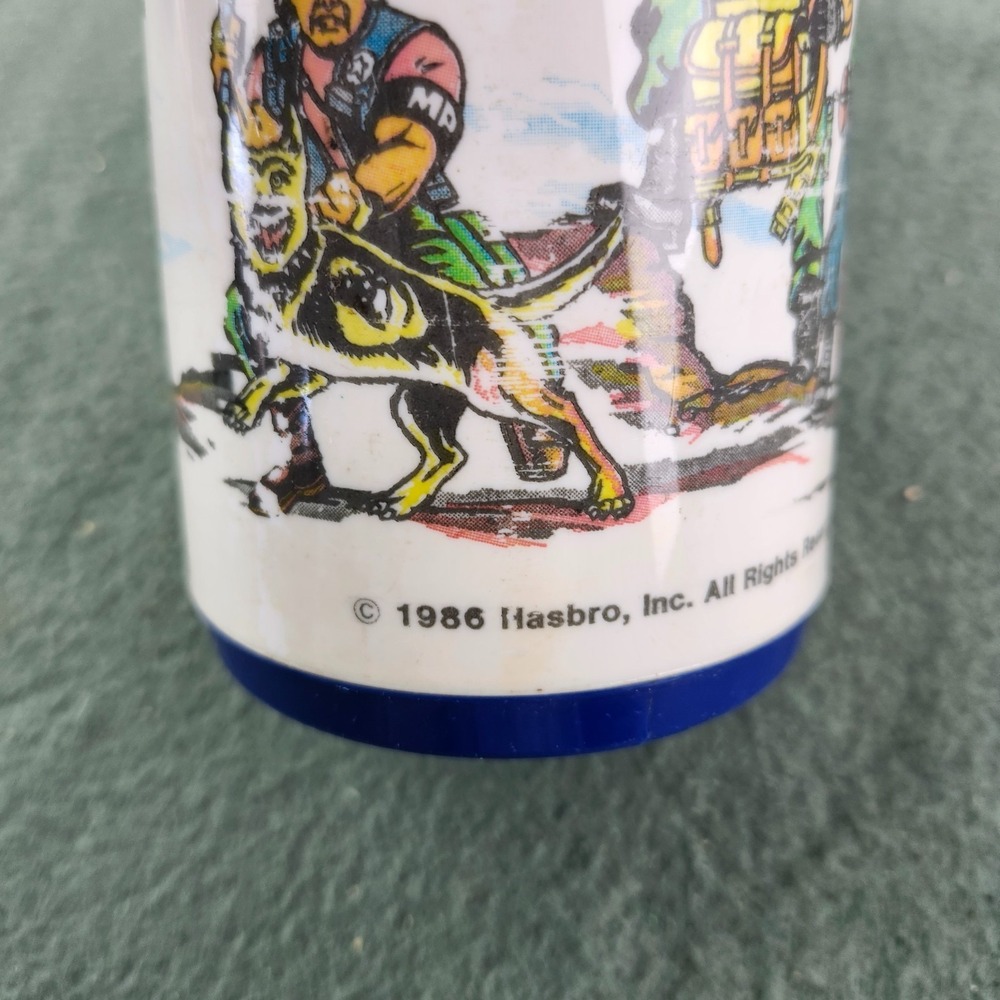 VINTAGE GI JOE ALADDIN THERMOS 1986 HASBRO‎ DUKE SNAKE EYES SCARLET - READ - Picture 8 of 8